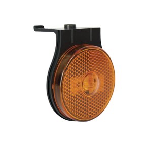 Lanterna Lateral LED Multilight Amarela C/Suporte 65mm