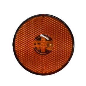 Lanterna Lateral LED Multilight Bivolt Amarela 88mm Randon