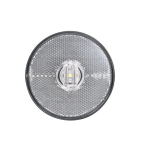 Lanterna Lateral LED Sinalsul 88mm Cristal Bivolt C/Conector