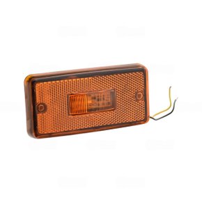 Lanterna Lateral LED Sinalsul Amarela Bivolt Facchini Baú