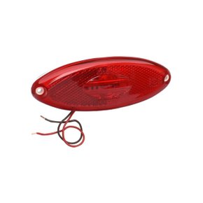 Lanterna de Posição LED Sinalsul Elipse Vermelha Com Fios