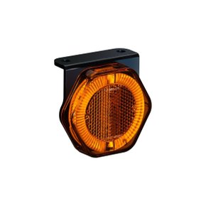 Lanterna Lateral LED Sinalsul Bivolt C/Suporte Amarela