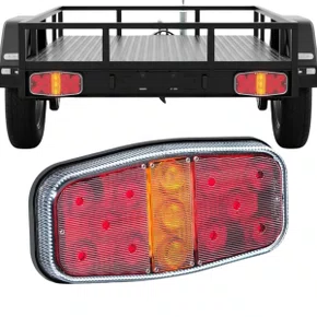 Lanterna Traseira LED Sinalsul Canoinha Reboque 12V