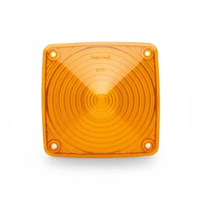 Lente Lanterna Pisca Sinalsul Amarela Pisca MB Cara Preta