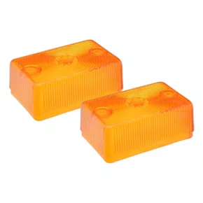 Lente Lanterna Sinalsul Amarela Tijolinho Baú 2 Unidades