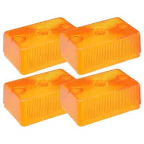 Lente Lanterna Sinalsul Amarela Tijolinho Baú 4 Unidades