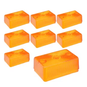 Lente Lanterna Sinalsul Amarela Tijolinho Baú 8 Unidades