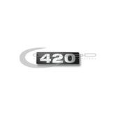 Letreiro para Grade Frontal 420 para Scania S4 Até 2003