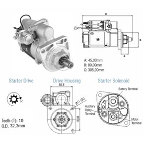 Motor De partida Volkswagen Cummins ZM 4,0Kw 29MT CW 24v