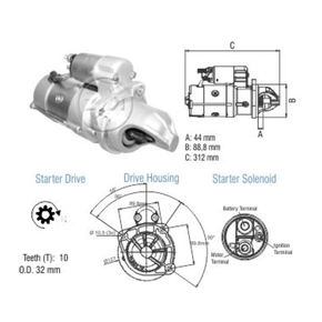 Porta Escova M100r 24v Vw26-250 - Via Peças