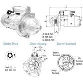 Motor De Partida Volkswagen Massey ZM 4.0Kw M100R CW 12v