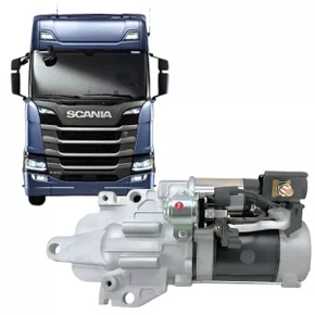 Motor Partida 24V 5,5kW 12 Dentes Scania NTG Série 6 Super