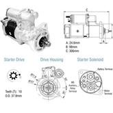 Motor Partida Agrale Iveco VW Volvo MWM ZM 4,0kw 29MT CW 24v