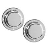 Par de Tampa Cubo Cromada para Randon 4 Furos  - Importado