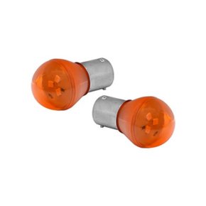 Par Lâmpada LED Autopoli Amarelo 24V 3W BAU15S 1 Polo Y