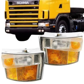 Par Lanterna Dianteira Pisca Sinalsul Scania Série 4