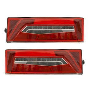 Par Lanterna Traseira LED Com Vigia e Sirene para Scania NTG