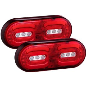 Par Lanterna Traseira LED Iva 24V Direito Esquerdo Universal