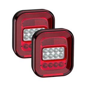 Par Lanterna Traseira LED IVA NIX I C/Vigia Ford Cargo