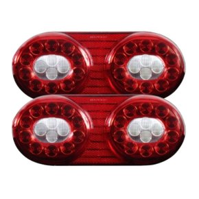 Par Lanterna Traseira LED Multilight 24V Universal