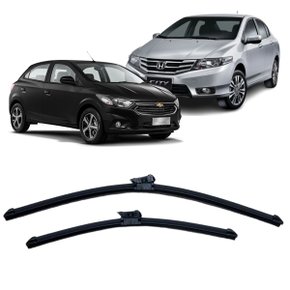 Par Palheta Limpadora Para-Brisa AVX Honda City 2009 a 2014