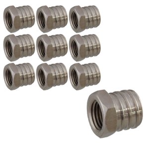 Porca com Rosca Externa Nicolini para Mola 10 Unidades