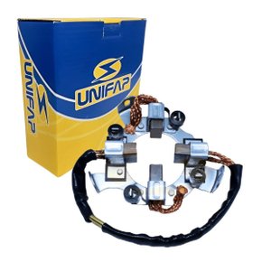 Porta Escova Motor de Partida Unifap 1.102/4 Ford GM VW MF C/Motor Perkins MWM