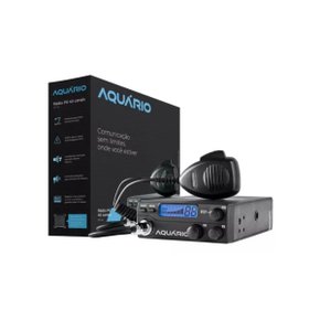 Radio PX 40 Canais AM RP40 Aquário Preto e Azul 4W CB/PA