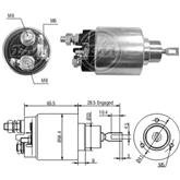 Relé de Partida Fiat Marea Palio Strada ZM CAP M8 M6 12v
