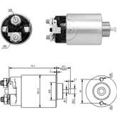 Relé de Partida Mitsubishi Volvo Mazda Macho ZM M8 CAP 12v