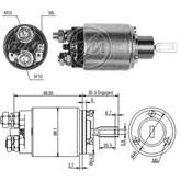 Relé de Partida Volvo VW MB Iveco Ford Case ZM M10 M5 24v