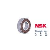 Rolamento NSK 6203DDUC3 17X40X12