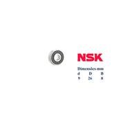 Rolamento NSK 629-A-4DDMC3 9X26X8