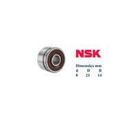 Rolamento NSK B8-85T12DDN 8X23X14