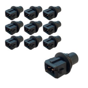 Soquete Rainha das Sete ETE 7902 Lâmpada Pingão 10 Unidades