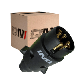 Tomada Elétrica DNI 8380 Engate/Reboque Bivolt 6 Polos Macho