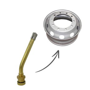 Vávula/Bico Pneu Roda Disco FVA sem Câmara 9cm