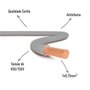 Cabo Flexível Corfio 450/750V 1x0,75mm² Cinza 200 Metros