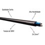 Cabo Flexível PP Corfio 500V 2x1,5mm² Preto 100 Metros