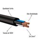 Cabo Flexível PP Corfio 500V 3x1,5mm² Preto 25 Metros