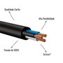 Cabo Flexível PP Corfio 500V 3x1mm² Preto 100 Metros