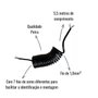 Chicote Elétrico Fio 1,0mm² Petra 5,5 Metros