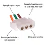 Chicote Reparo Interruptor Freio ETE 5113 Scania Série 4