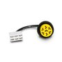 Conector macho Facchini - lado esquerdo | amarelo - Aspock