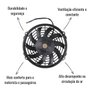 Eletroventilador Universal Royce Connect 12V Pás em S 9 Pol