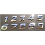 Emblema Numero Cromado número 4 Mercedes-benz Atego Axor