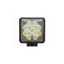 Farol Auxiliar Ledtron 9 LEDs 27W Bivolt Quadrado Branco 11"