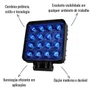 Farol LED Universal Kauai K9005 Azul Agrícola 16 LEDs