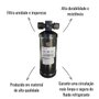 Filtro Secador Universal Ar Condicionado para 2 Pressostatos