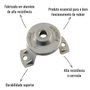 Flange Rodoar Nicolini Tração MB 1620 Eletrônico Atego